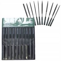 Komplet PILNIKI IGIEŁKOWE 10 el. Iglaki Warsztatowe METALU Precyzyjne