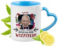 Korwin Kubek Błękitny Z Uszkiem W Kształcie Serca Na Prezent