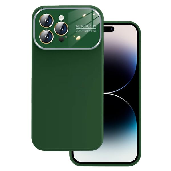 Soft Silicone Lens Case do Iphone 13 Pro zielony zdjęcie 1