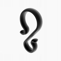 60x UCHWYT UNIWERSALNY NA RYNNĘ DO LAMPEK ŚWIATEŁEK SOPLI ZEWNĘTRZNYCH