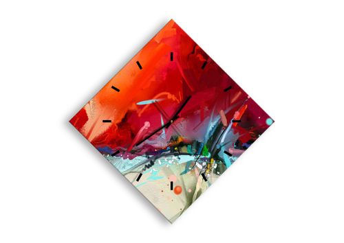 Zegar Ścienny - Kompozycja Dynamika - 40X40 Cm - C3Ad40X40-4036 na Arena.pl