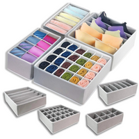 ZESTAW ORGANIZERÓW SZUFLADY PRZEGRÓDKI SKARPETY