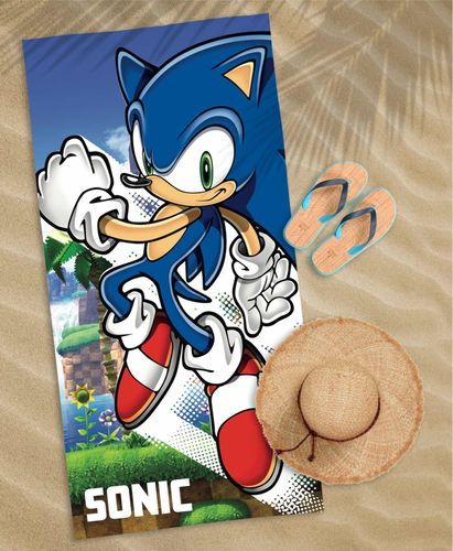 Ręcznik licencyjny 70x140cm - SONIK na Arena.pl