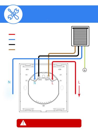 Przełącznik rolet Wi-Fi ALLEVOI smart timer LED Alexa Google 80x80mm na Arena.pl