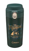 Kubek termiczny bidon MOUNTAINS 350 ml stal nierdzewna 18/10 zielono-złoty