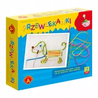 Kreatywna zabawka dla dzieci do robienia obrazków z nitek Przewlekanki Big