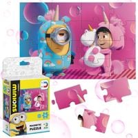 puzzle edukacyjne minionki 16 el. kolorowa układanka dla dzieci 200349