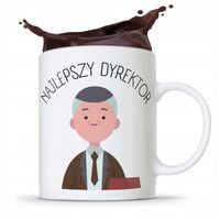 Dla Dyrektora Kubek Najlepszy Dyrektor Prezent Z Nadrukiem Ze Zdjęciem