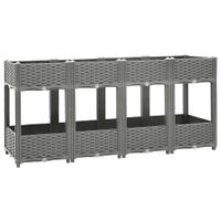 Donica do podwyższonej rabaty, 160x40x71 cm, polipropylen