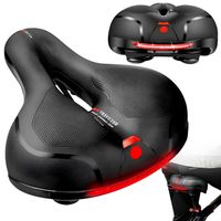 Wygodne ŻELOWE Siodełko Rowerowe Z ODBLASKIEM Amortyzujący ŻEL