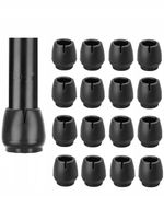 NAKŁADKI OCHRONNE SILIKONOWE 16-21mm NA NOGI KRZESŁA 16 SZTUK Z FILCEM