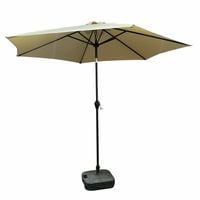 Parasol ogrodowy ORIENT 235x270x270 regulowany z korbką beżowy