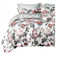 POŚCIEL 200x220 KOMPLET DWUSTRONNA SATYNA BAWEŁNIANA +2POSZEWKI DUŻO WZORÓW