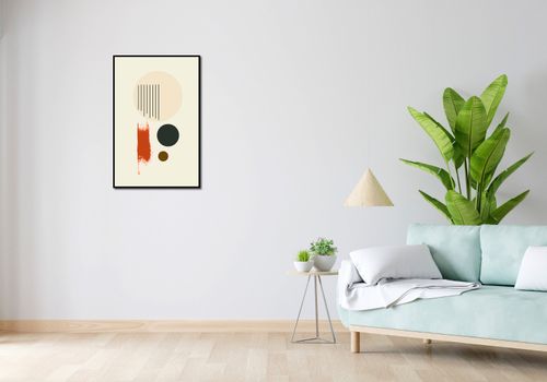 Plakat 53x81cm Symetryczna Struna na Arena.pl