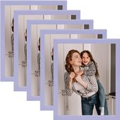 Muzilife Jasnofioletowe Ramki na Zdjęcia 20x25 cm Zestaw 5 Sztuk