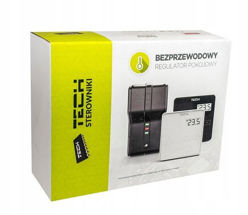 STEROWNIK REGULATOR POKOJOWY TERMOSTAT BEZPRZEWODOWY ST-294 v2 BIAŁY TECH na Arena.pl