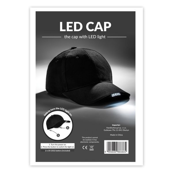 Czapka LED zdjęcie 4