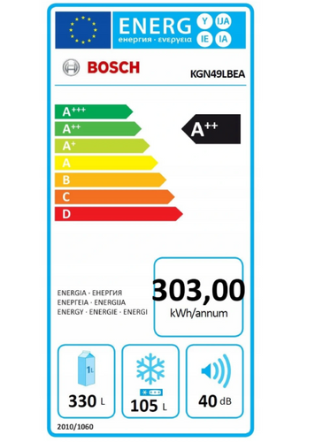 Lodówka Bosch KGN49LBEA na Arena.pl