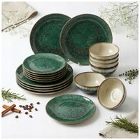 Serwis obiadowy Sokomedica Green Grey Premium 18 szt.