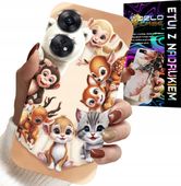 ETUI DO OPPO RENO8 T 4G - PLECKI DLA DZIECI W ZWIERZĘTA LEŚNE CASE
