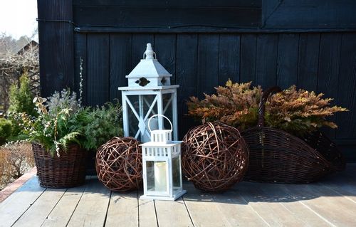 Wiklinowy KOSZ NA PIKNIK koszyk do kominka na Arena.pl