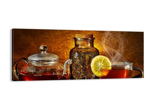 Obraz Na Płótnie - Herbata Napar  - 100X40 Cm - Ab100X40-2434 na Arena.pl