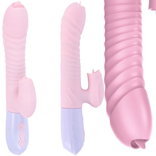 wibrator króliczek masażer posuw podgrzewany 22cm na Arena.pl