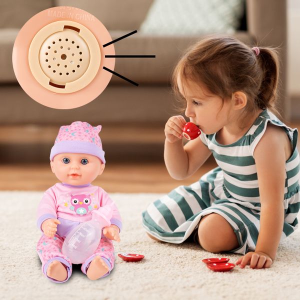 Lalka Bobas 31cm Interaktywna Pije Siusia Gaworzy zdjęcie 13