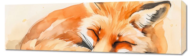 Obraz 100x30cm Akwarelowa Sielanka zdjęcie 1
