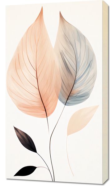 Obraz 50x90cm Liściasty Taniec zdjęcie 1