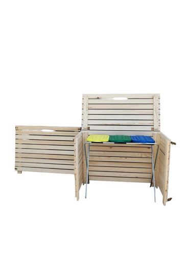 Obudowa na trzy kosze do segregacji na Arena.pl