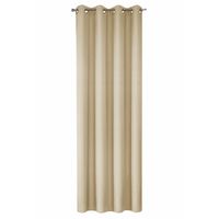 Zasłona jednokolorowa na przelotkach RITA I 140x250 beżowa