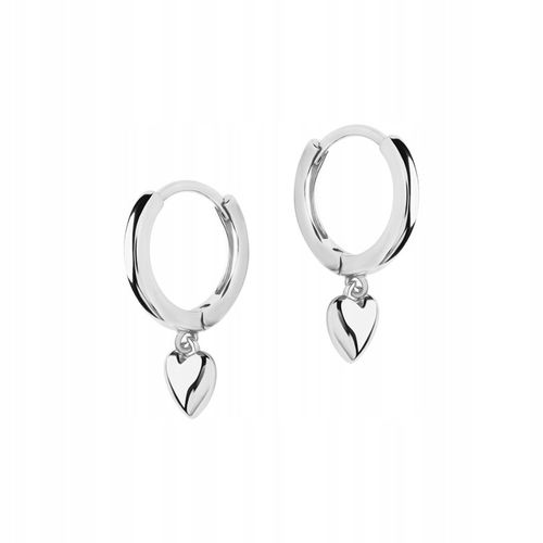 Kolczyki srebrne - serca - Simple YES na Arena.pl