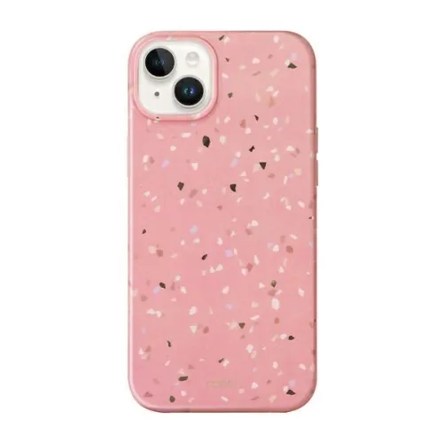 Etui Uniq Coehl Terrazzo na iPhone 14 Plus - różowe na Arena.pl