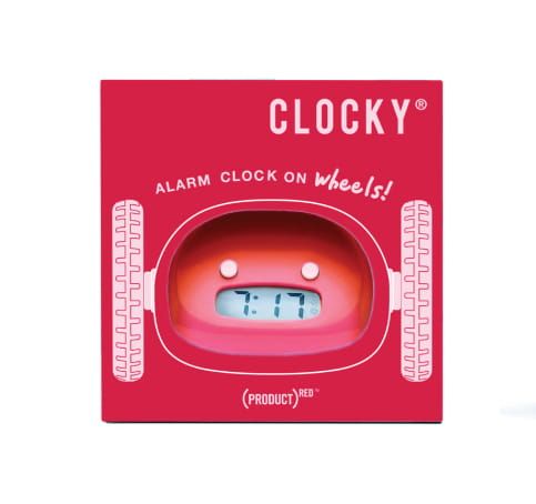 Uciekający Budzik Clocky Red / Czerwony na Arena.pl