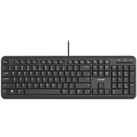 canyon keyboard hkb-20 en/es velvet wired  black