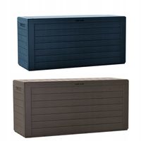 SKRZYNIA BALKONOWA ogrodowa 280L KUFER DO OGRODU SCHOWEK ZAMYKANY NA TARAS