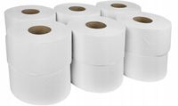 Papier Toaletowy Biały Celuloza Jumbo 2 warstwy do podajnika BIG Rola 12szt