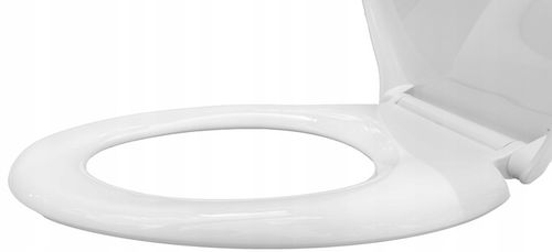 Deska sedesowa wolnoopadająca wypinana UNIWERSALNA owalna WC kołki + śruby na Arena.pl