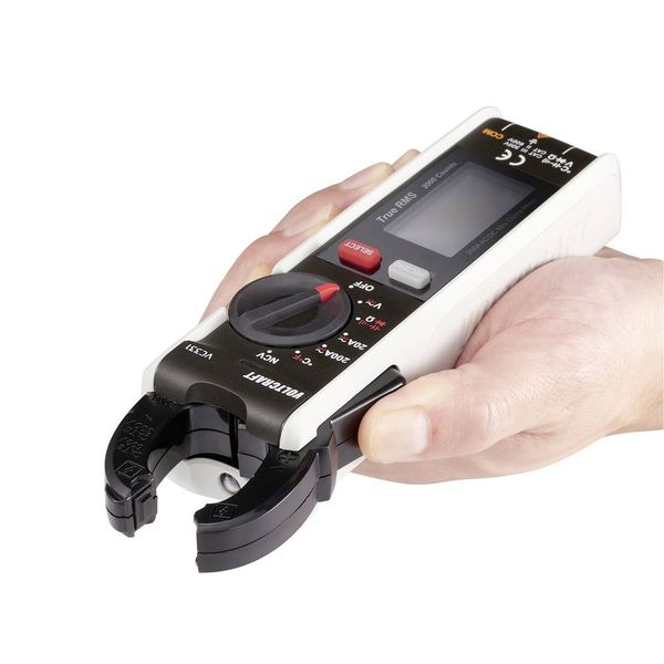 Miernik cęgowy MULTIMETR CAT II 600V CAT III 300V tester AC DC do 200A zdjęcie 3