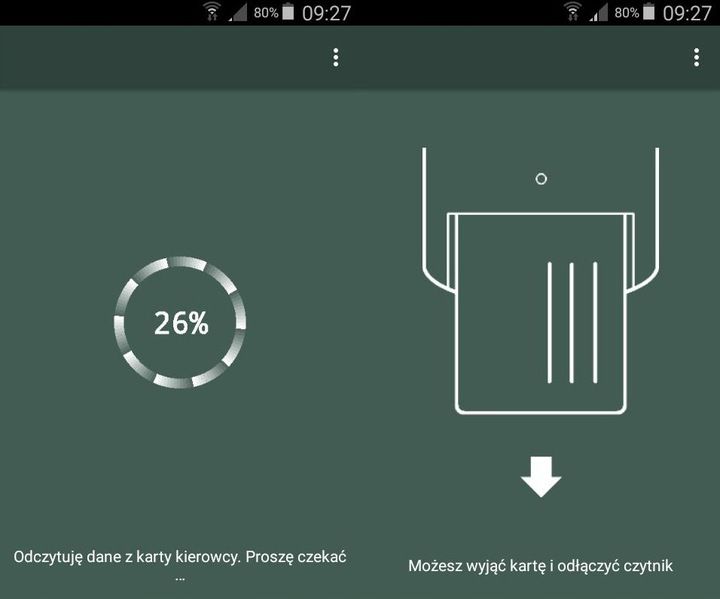 Czytnik karty kierowcy micro-USB telefon z PROGRAM zdjęcie 8