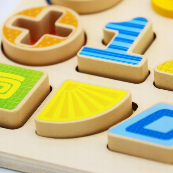 MONTESSORI EDUKACYJNA TABLICA SORTER RYBKI CYFRY zdjęcie 7