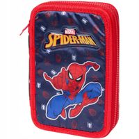 Piórnik z WYPOSAŻENIEM rozkładany dwie kieszenie Marvel SPIDERMAN