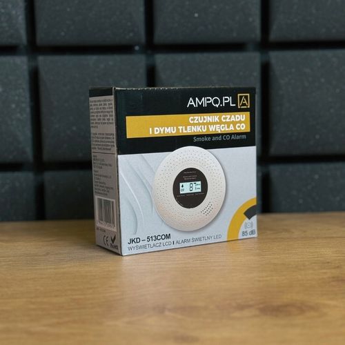 Czujnik detektor czadu i dymu tlenku węgla CO lcd na Arena.pl