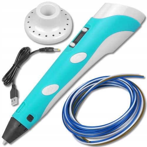 ZESTAW MAGICZNY DŁUGOPIS DRUKARKA 3D PEN KOLOROWE WKŁADY TABLET GRAFICZNY na Arena.pl