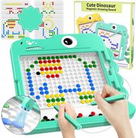 Tablica Magnetyczna dla Dzieci Układanka Guzikowa Montessori Kropki Mozaika