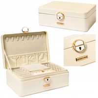 Szkatułka organizer kuferek na biżuterię Peterson PREZENT NA DZIEŃ MAMY