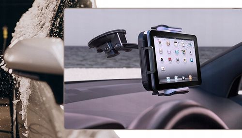 UCHWYT NA TABLET DO SAMOCHODU NA SZYBĘ BRUMM 7''-10'' na Arena.pl