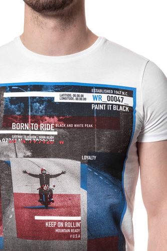 WRANGLER ROLLIN´ TEE WHITE W7B08FG12 S na Arena.pl