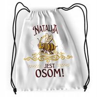Plecak Dla Natalii Sportowy Szkolny Worek Torba Z Nadrukiem Ze Zdjęciem